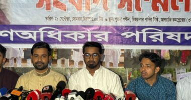 ‘ভারত ও আ.লীগের সহযোগিতায় নির্বাচন বানচালের ষড়যন্ত্র শুরু হয়েছে’: রাশেদ খাঁন