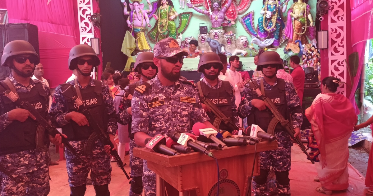শারদীয় দুর্গাপূজা ঘিরে উপকূলীয় অঞ্চলে কোস্ট গার্ডের কড়া নিরাপত্তা