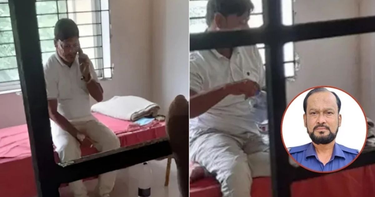 থানায় আসামি থাকছে আলাদা কক্ষে—কথা বলছে মোবাইলে, ওসিকে প্রত্যাহার