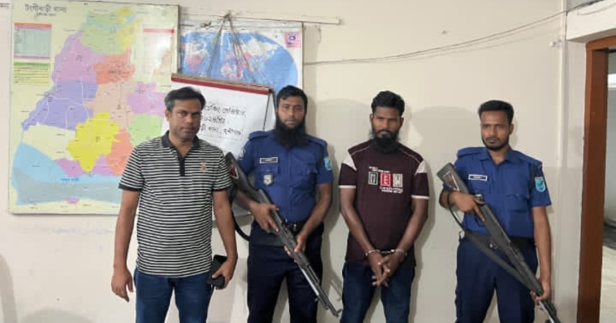 টঙ্গিবাড়ীতে অটোচালক নির্যাতনের ঘটনায় মূল হোতা মোজাম্মেল আটক