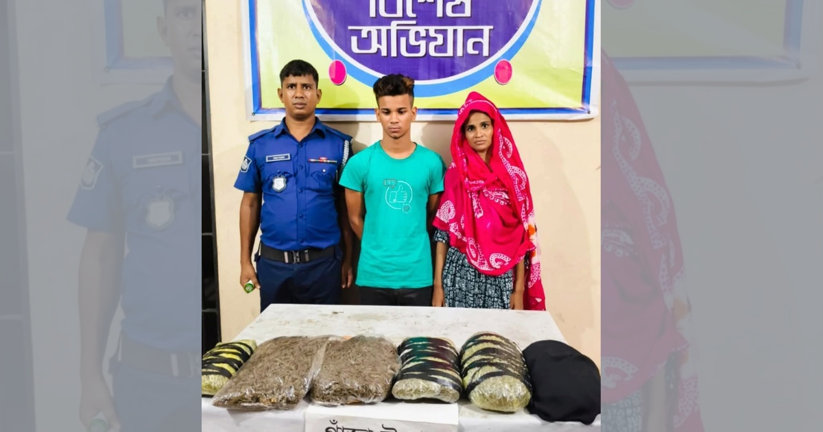 শিবগঞ্জে নারীসহ দুই মাদক ব্যবসায়ী আটক