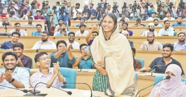 ‘আমি ইনকিলাবের জুমা, আমার রাজনৈতিক গ্রুমিং হাদী ভাইদের হাতে’