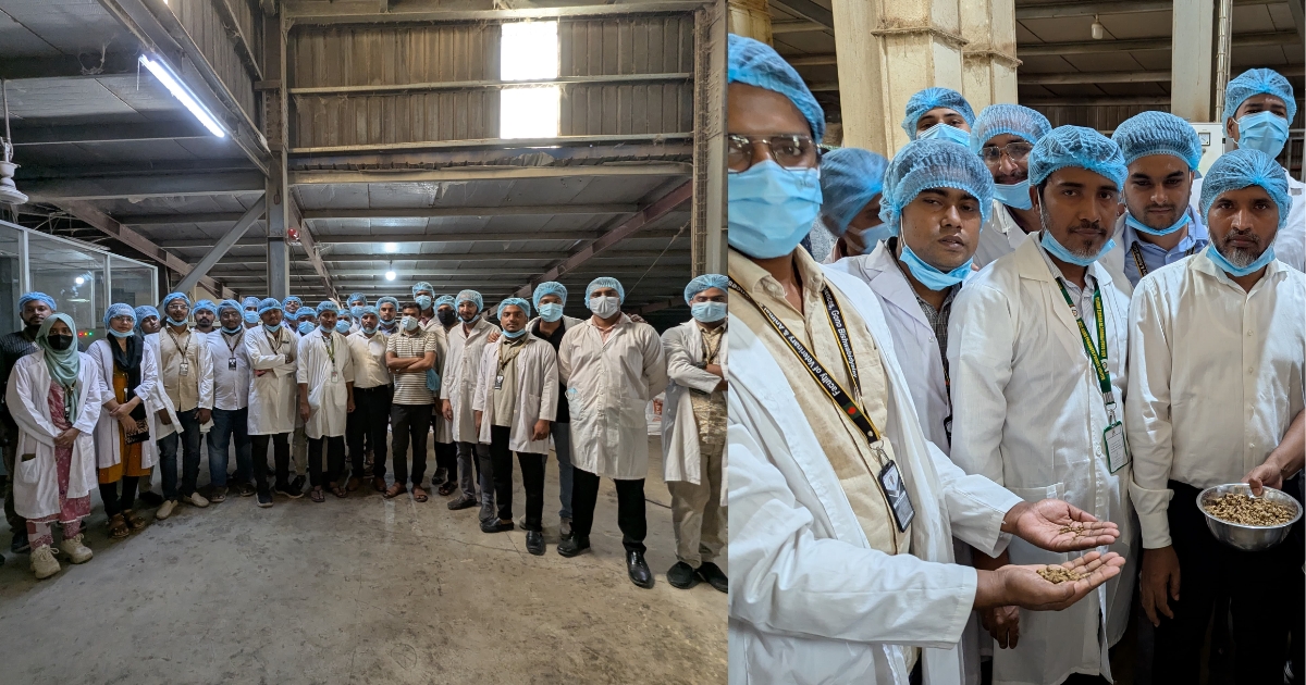 তত্ত্ব থেকে বাস্তব : কেবিসি এগ্রো প্রডাক্টসে শিক্ষা সফরে গবি শিক্ষার্থীরা 