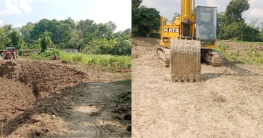 রাজশাহীর দূর্গাপূরে প্রশাসনের নীরব ভূমিকায় তিন ফসলি কৃষি জমি নষ্ট করে চলছে পুকুর খননের উৎসব