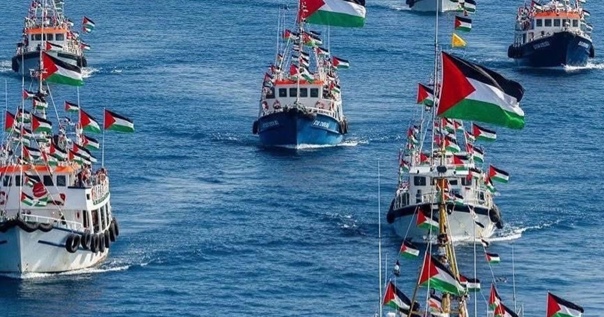 গাজার জন্য ত্রাণবাহী জাহাজবহরকে আটকাতে ব্যর্থ হলো ইসরায়েল