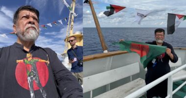 ইসরায়েলের আক্রমণে পেছাবো না, অবশ্যই সেখানে পৌঁছাবো : ভিডিও বার্তায় শহিদুল আলম