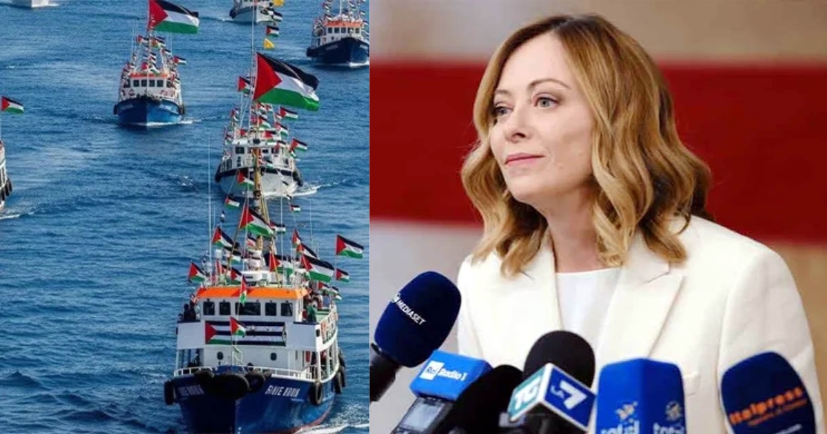 এই ত্রাণবহর ফিলিস্তিনিদের কোনো উপকারে আসবে না : ইতালির প্রধানমন্ত্রী