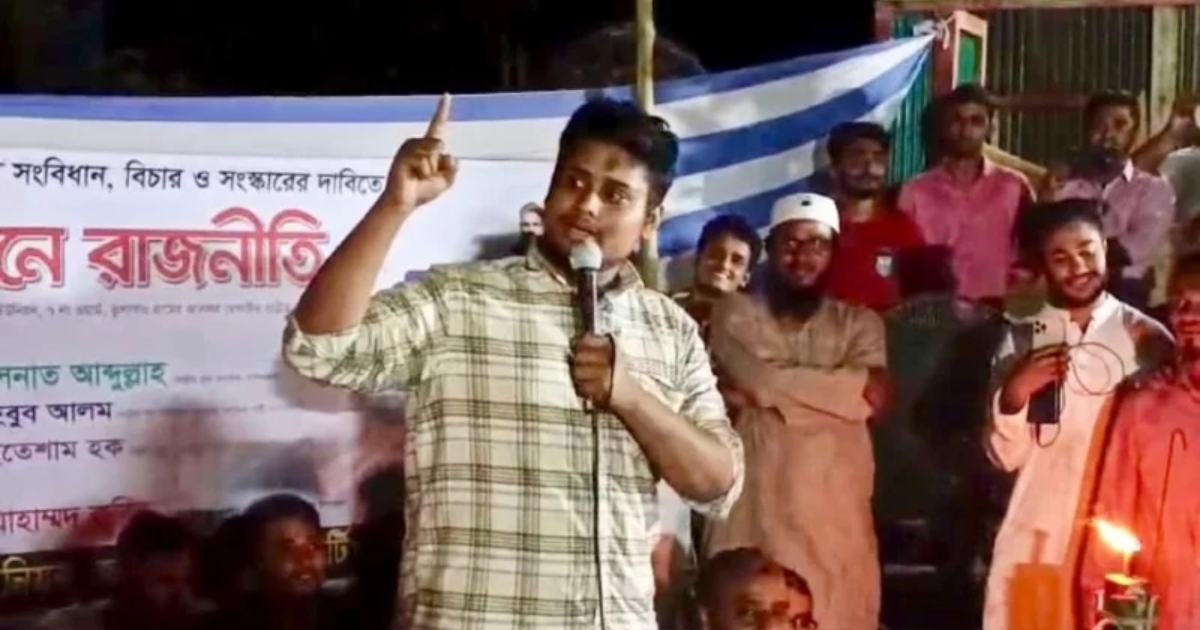 নেতা একদিন ভোট কিনবে, পাঁচ বছর গোলাম বানিয়ে রাখবে : হাসনাত আব্দুল্লাহ