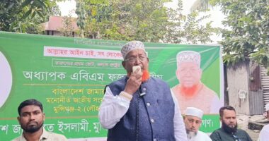 মুন্সিগঞ্জে উন্নয়ন, ন্যায়বিচার ও কর্মসংস্থানের প্রতিশ্রুতি নিয়ে মাঠে জামায়াত