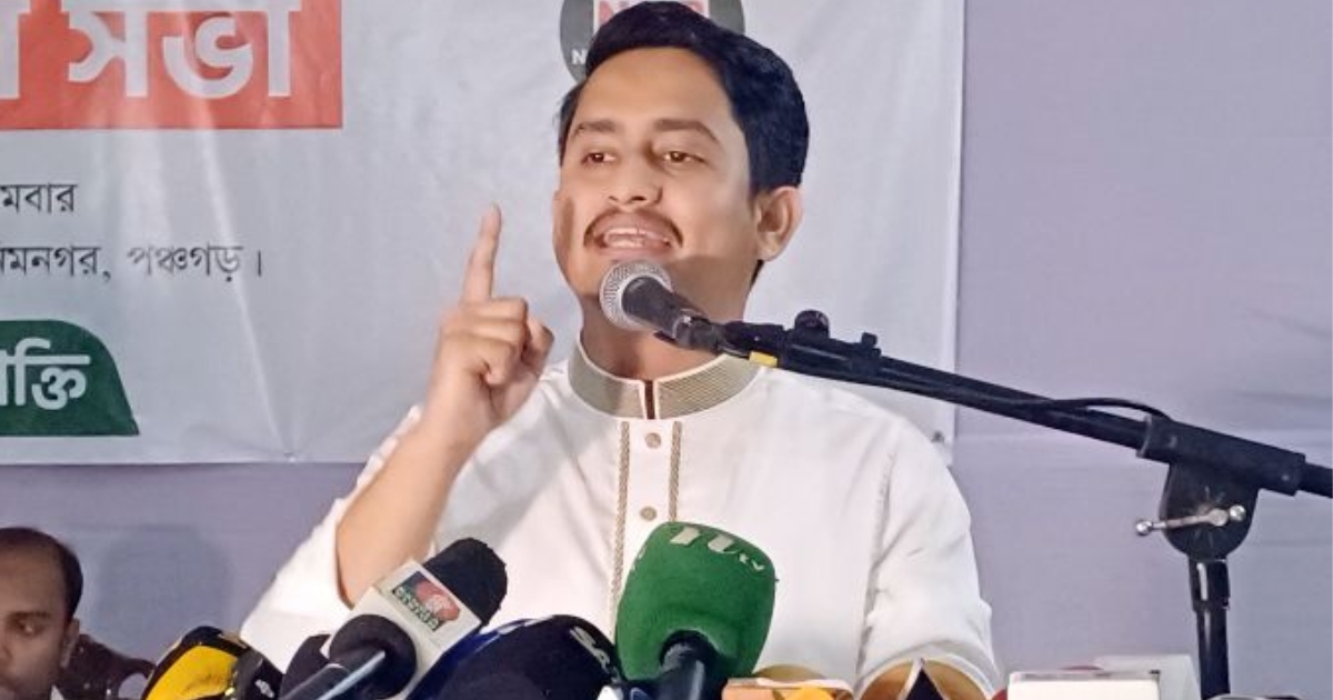 এক টাকারও অভিযোগ দিতে পারলে রাজনীতি থেকে ইস্তফা দিবো : সারজিস