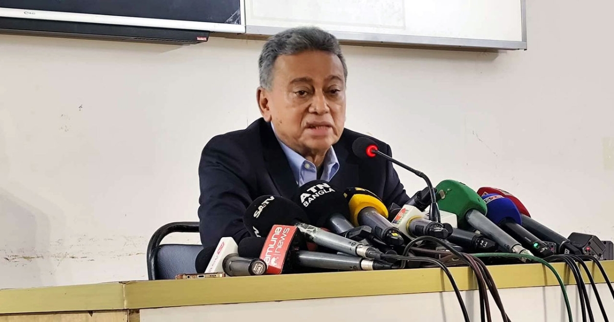 নির্বাচনের মাধ্যমেই গণতন্ত্রের শাসন ফিরিয়ে আনতে হবে : আমীর খসরু