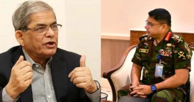 সেনাপ্রধানের সঙ্গে মির্জা ফখরুলের বৈঠক