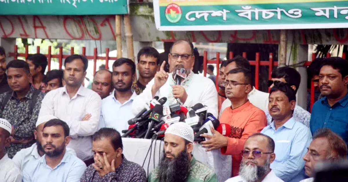 নির্বাচিত সরকার প্রতিষ্ঠায় বাধাদানকারীরা গণতন্ত্রের শত্রু : দুদু