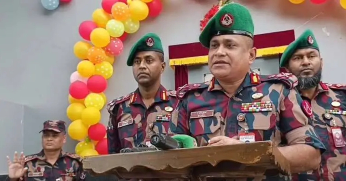 সীমান্ত দিয়ে অবৈধ পুশইন সহ্য করা হবে না, কড়া জবাব দেবে বাংলাদেশ : রিজিয়ন কমান্ডার