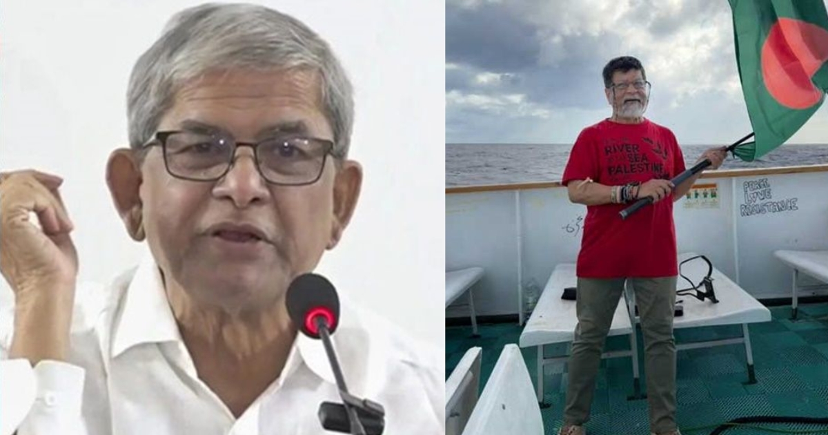 শহিদুল আলমের নিরাপদে প্রত্যাবর্তন বিষয়ে সরকারকে পদক্ষেপ নেওয়ার আহ্বান মির্জা ফখরুলের