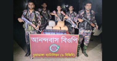 ৬ বিজিবির অভিযানে ২১ লক্ষাধিক টাকার মাদক ও চোরাচালানপণ্য জব্দ