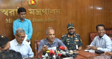 বিগত তিন নির্বাচনের কাউকে এবার দায়িত্বে রাখা হবে না : স্বরাষ্ট্র উপদেষ্টা