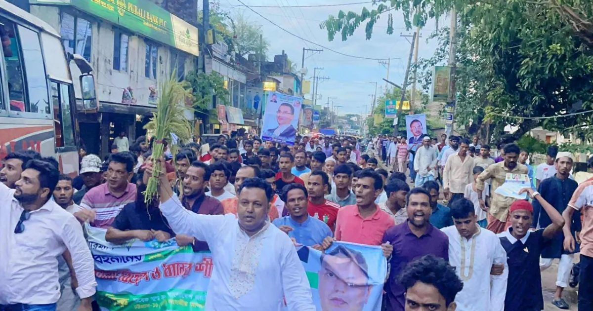 গুম-দুর্নীতি ও সন্ত্রাস-চাঁদাবাজমুক্ত দেশ গড়তে ধানের শীষে ভোট দিন