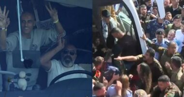 ফিলিস্তিনি বন্দিদের মুক্তি দেয়া শুরু,বন্দিদের নিয়ে প্রথম বাস গাজায় পৌঁছেছে