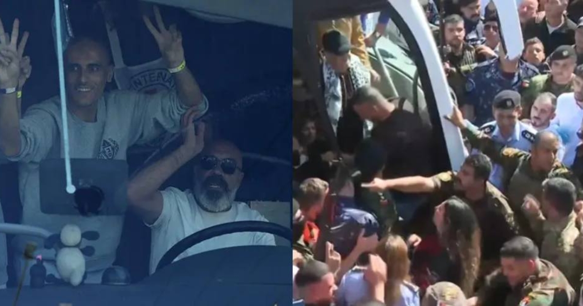 ফিলিস্তিনি বন্দিদের মুক্তি দেয়া শুরু,বন্দিদের নিয়ে প্রথম বাস গাজায় পৌঁছেছে