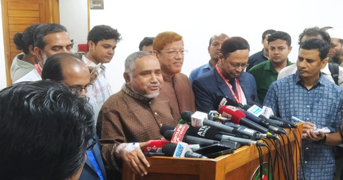 সংসদ ভোট ও গণভোট একসঙ্গে হলে আম-ছালা দুটোই যাবে : জামায়াত