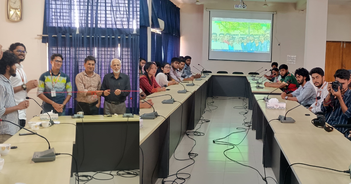 গণ বিশ্ববিদ্যালয় ফটোগ্রাফিক সোসাইটির নিজস্ব ওয়েবসাইটের আনুষ্ঠানিক উদ্বোধন