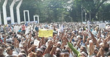 শহীদ মিনারে জনস্রোত, কিছুক্ষণের মধ্যে ‘মার্চ টু যমুনা’