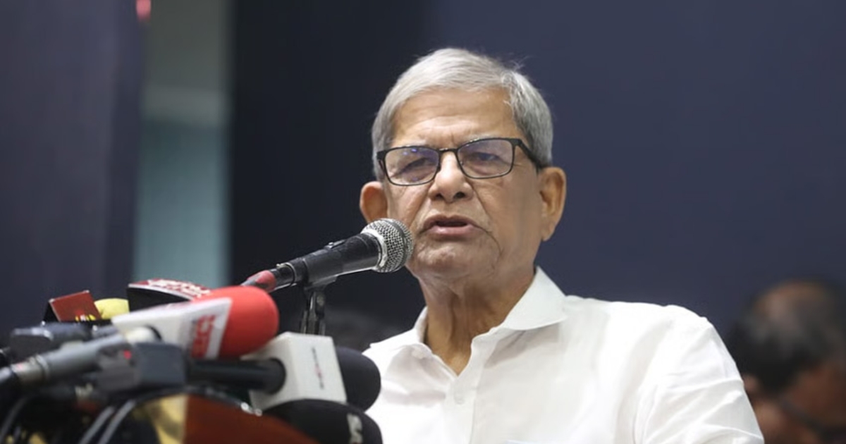 নিজামী-মীর কাসেম-সালাউদ্দিন কাদেরকে মিথ্যা মামলায় মৃত্যুদণ্ড দেওয়া হয়েছে : মির্জা ফখরুল