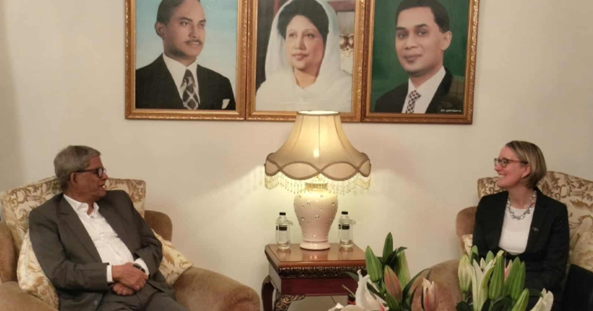 মির্জা ফখরুলের সঙ্গে ব্রিটিশ হাইকমিশনারের সৌজন্যে সাক্ষাৎ