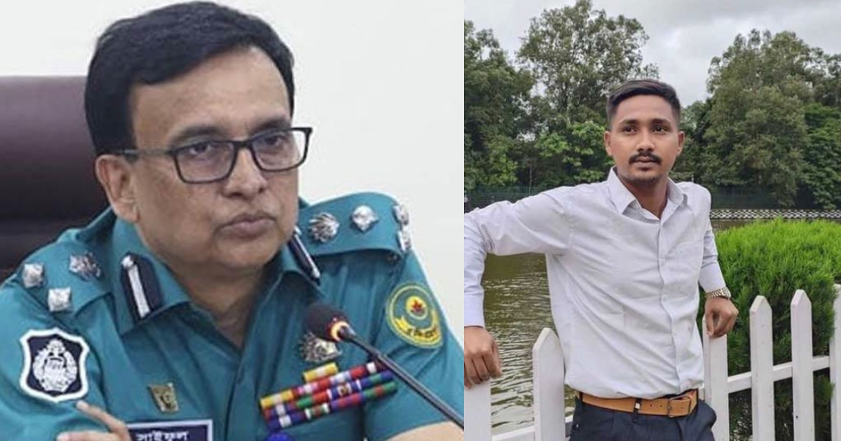 ছাত্রদল নেতা ওয়াসিম হত্যা মামলায় ট্রাইব্যুনালে হাজির করা হয়েছে সাবেক পুলিশ কমিশনার সাইফুলকে