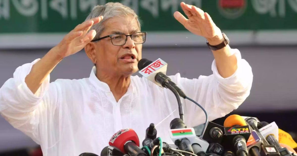 “যত সময় যাচ্ছে, ততই আমরা বিভক্ত হয়ে পড়ছি,এখনই হলো ঐক্যের সময় : মির্জা ফখরুল