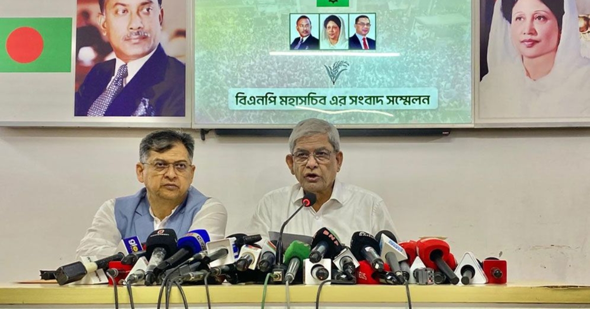 জুলাই সনদের আইনি ভিত্তি দেওয়ার এখতিয়ার এই সরকারের নেই : মির্জা ফখরুল