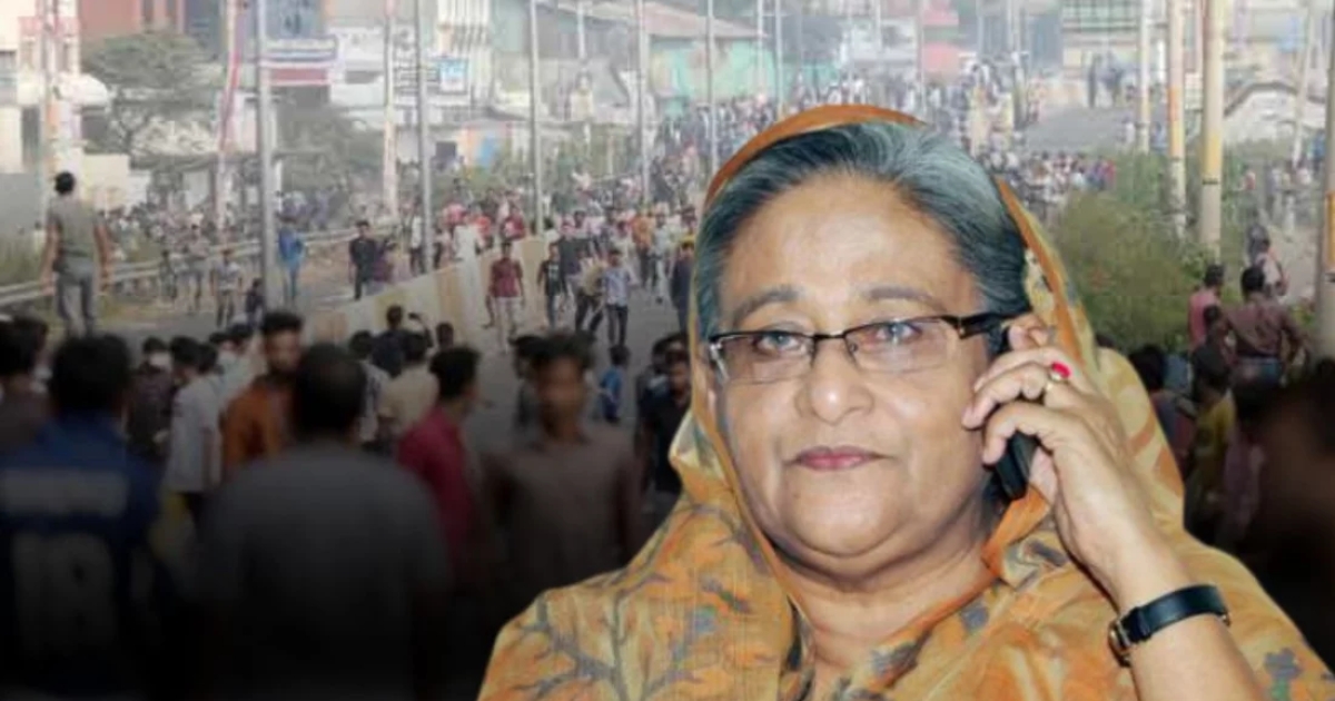 ‘ধাওয়া দিলে এরা গলিতে গলিতে থাকবে, আর কোনো কথা নাই, এবার শুরুতেই দিবা’: শেখ হাসিনা