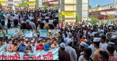 নোয়াখালীকে বিভাগের দাবিতে এবার উত্তাল নোয়াখালীর রাজপথ
