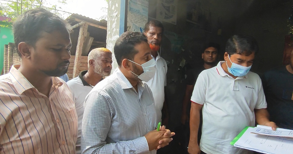 গাংনীতে কীটনাশক বিক্রেতাকে জরিমানা