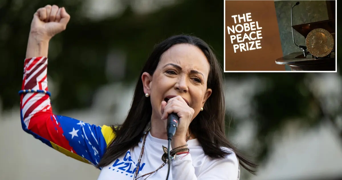 শান্তিতে নোবেল পেলেন মারিয়া কোরিনা মাচাদো