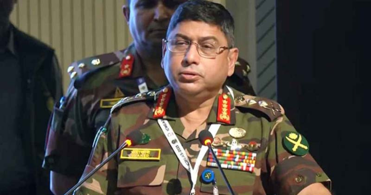 নারীদের বাদ দিয়ে উন্নয়নের চিন্তা করা ভুল : সেনাপ্রধান