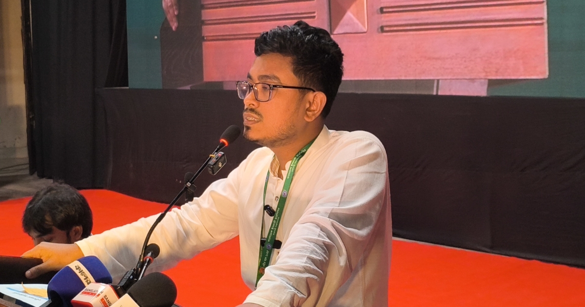 রাজনৈতিক বড় দলগুলো ফ্যাসিবাদের ভাষায় কথা বলছে, ডাকসু ভিপি সাদিক কায়েম