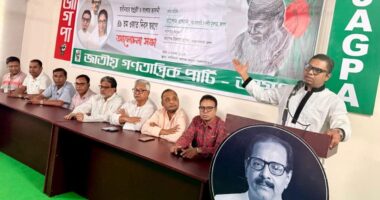 শেখ হাসিনার প্রকাশ্য ফাঁসি দাবি করলেন জাগপার মুখপাত্র রাশেদ প্রধান