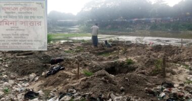 ‎নান্দাইলে উদ্বোধন হয়েছে পৌর পার্কে নির্মিত হচ্ছে ময়লা রাখার ঘর জনমনে তীব্র অসন্তোষ