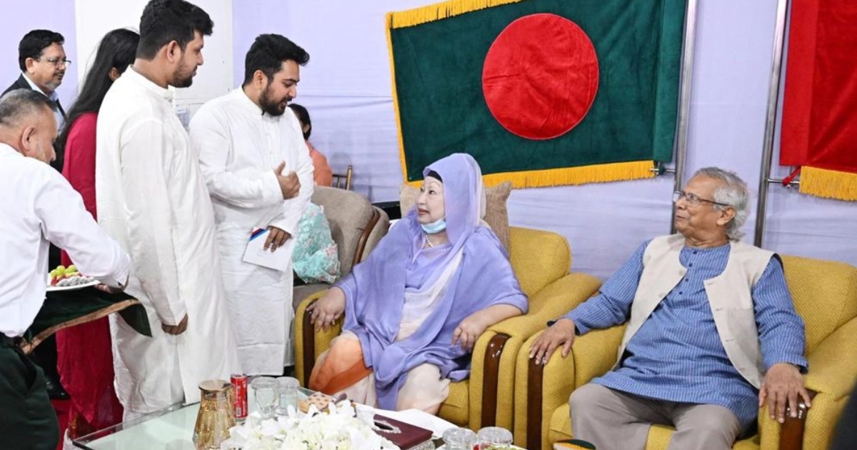 প্রধান উপদেষ্টা ও খালেদা জিয়ার সঙ্গে নাহিদ ইসলামের সৌজন্য সাক্ষাৎ