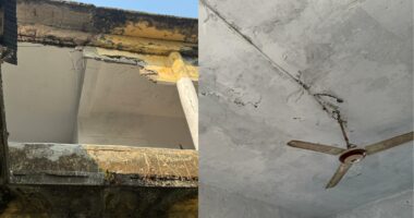 দেশজুড়ে ভূমিকম্প : দুমকীতে ঝুঁকিপূর্ণ ভবনে চলছে শিক্ষার্থীদের পাঠদান