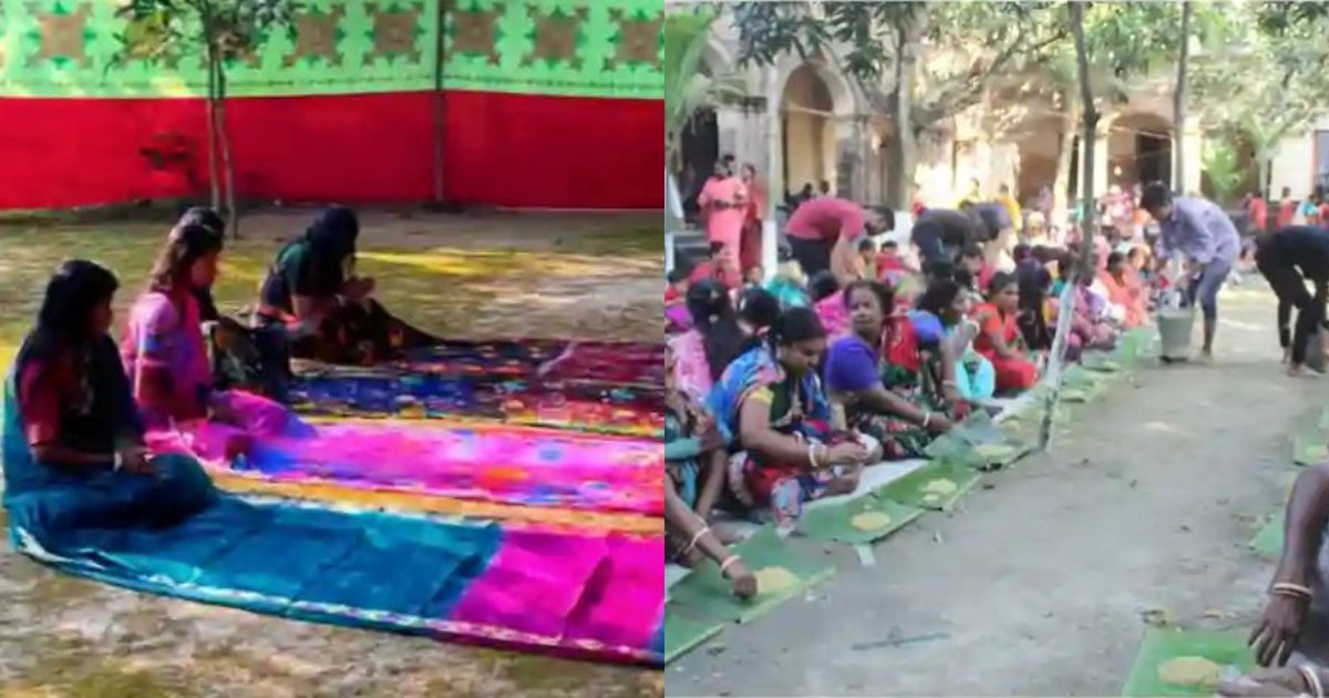 ভেজা শাড়ীর আঁচল পেতে বটগাছের নিচে বসে সন্তান প্রাপ্তির প্রার্থনা