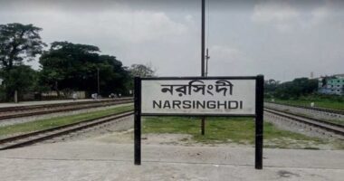 নরসিংদীতে ট্রেনে কাটা পড়ে এক যুবকের মৃত্যু
