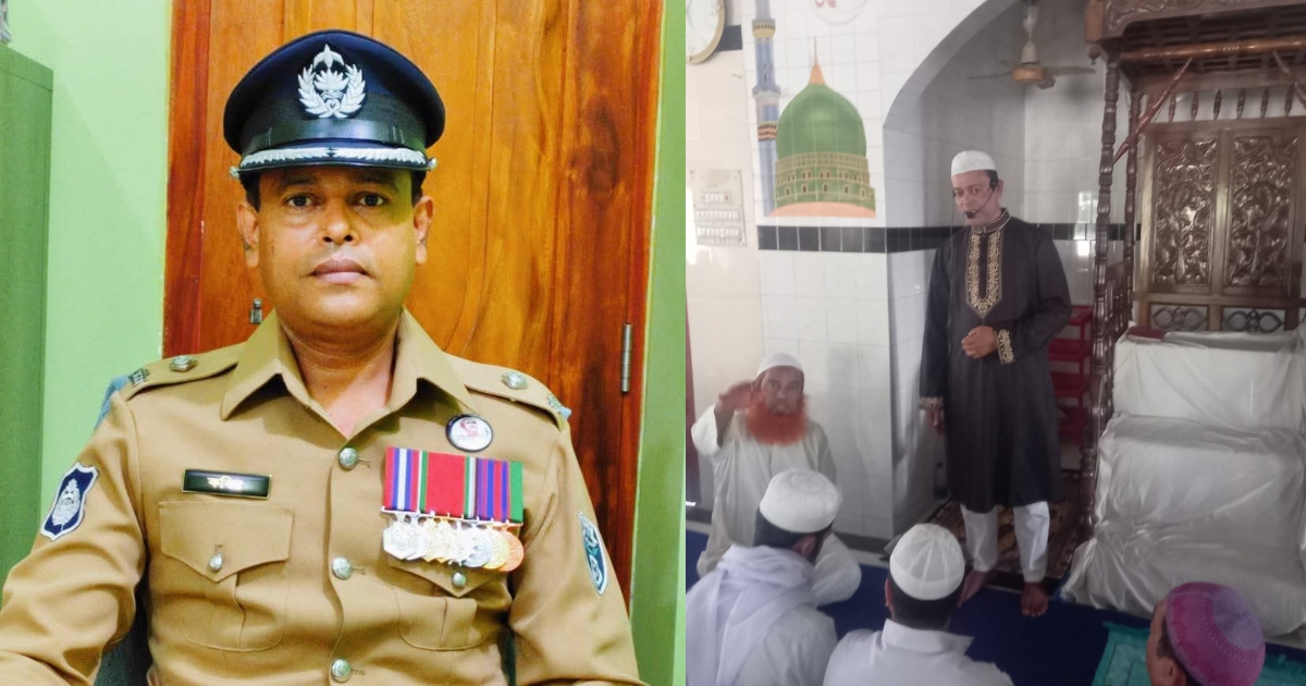 মাদক ও সন্ত্রাসমুক্ত সমাজ গঠনে ওসির আহ্বান