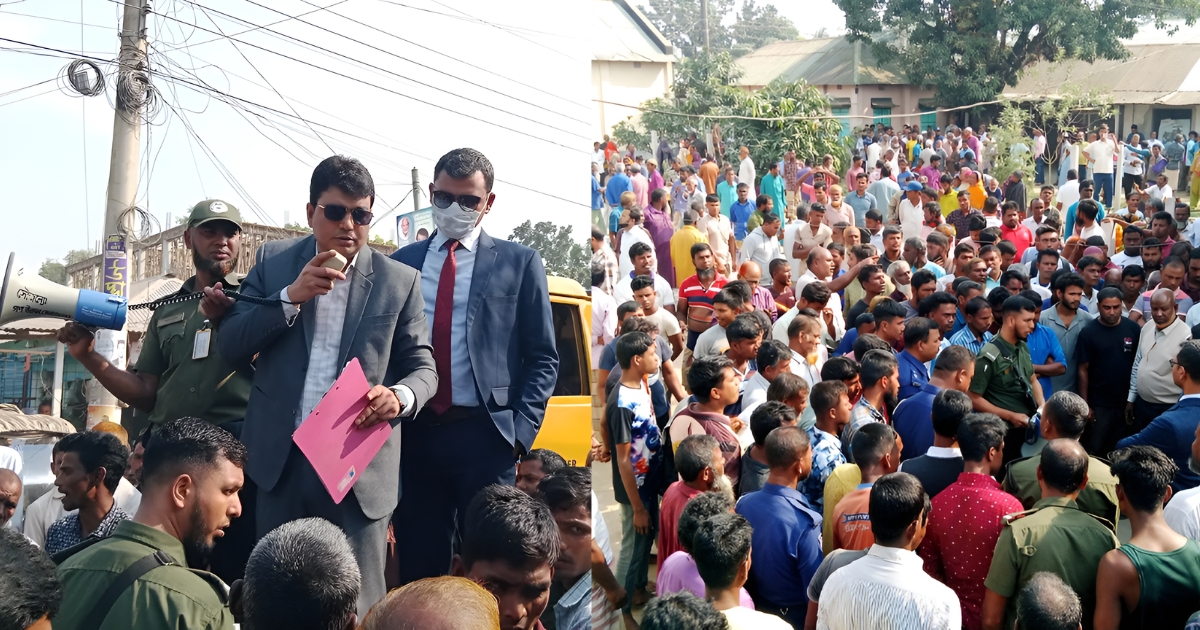 সারের দাবিতে কৃষকদের বুড়িমারী-ঢাকা মহাসড়ক  অবরোধ, তীব্র যানজট
