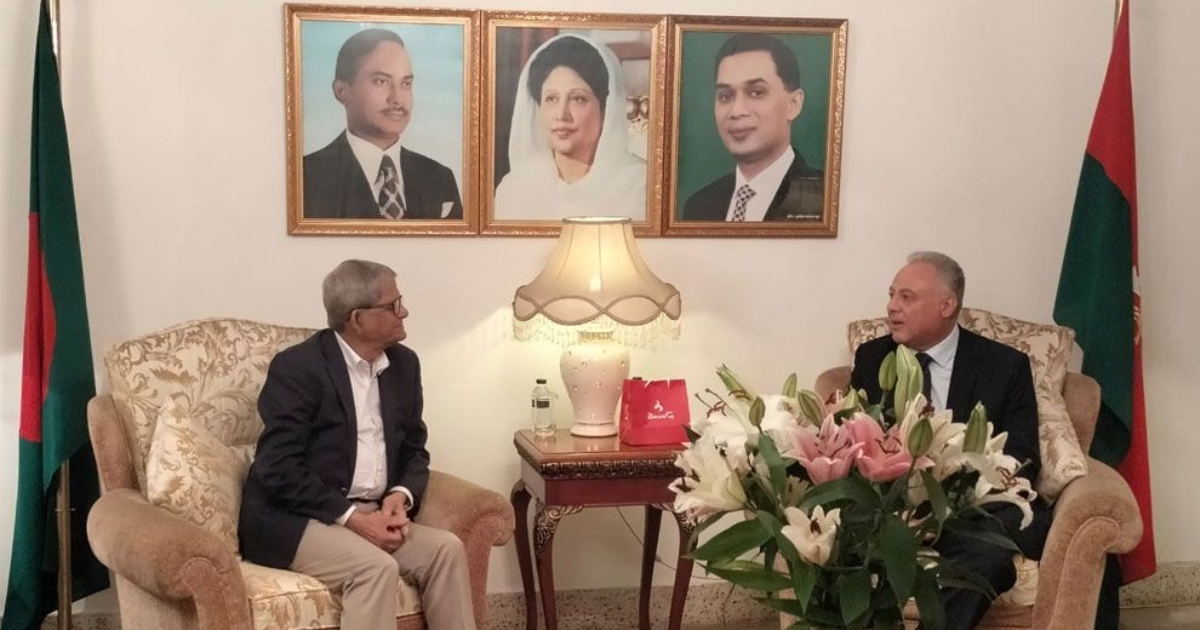 মিশরের রাষ্ট্রদূতের সঙ্গে বিএনপি মহাসচিবের সৌজন্য সাক্ষাৎ