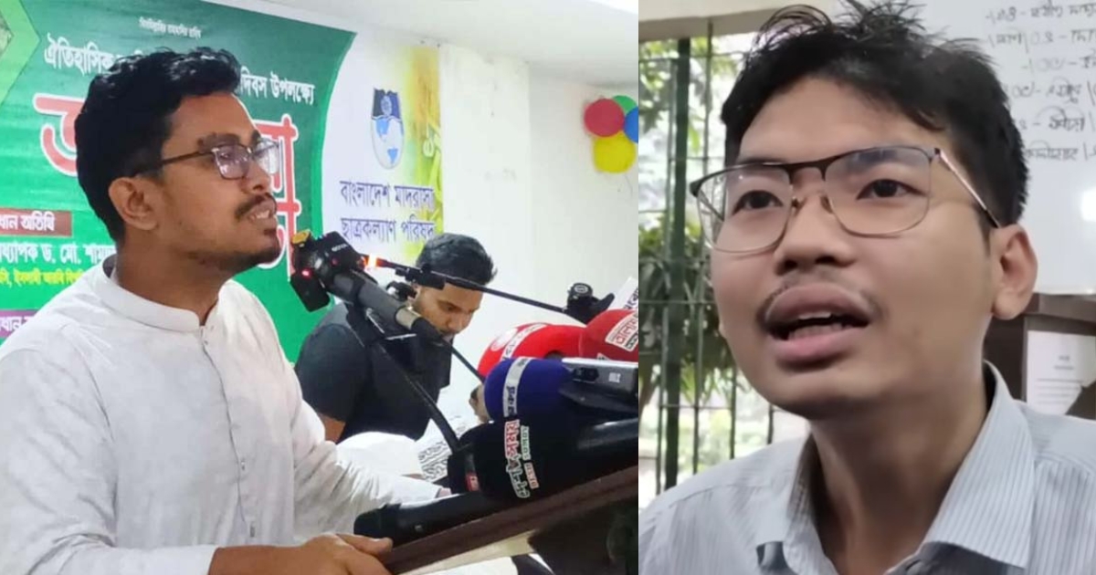 জুবাইর ও সর্বমিত্র চাকমার বিরুদ্ধে ঘৃণ্য অপপ্রচার চালাচ্ছে কালচারাল ফ্যাসিস্ট চক্র : সাদিক কায়েম