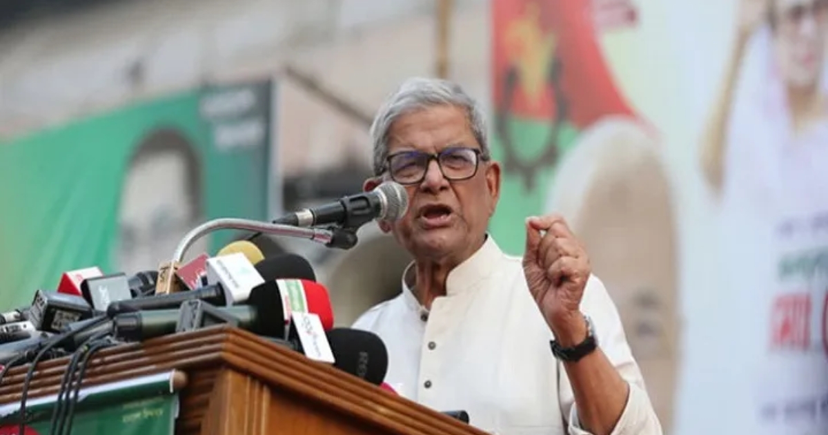 “জামায়াত মুনাফেকি করে, ভোট হলে জামায়াতের অস্তিত্বই টিকবে না” : মির্জা ফখরুল