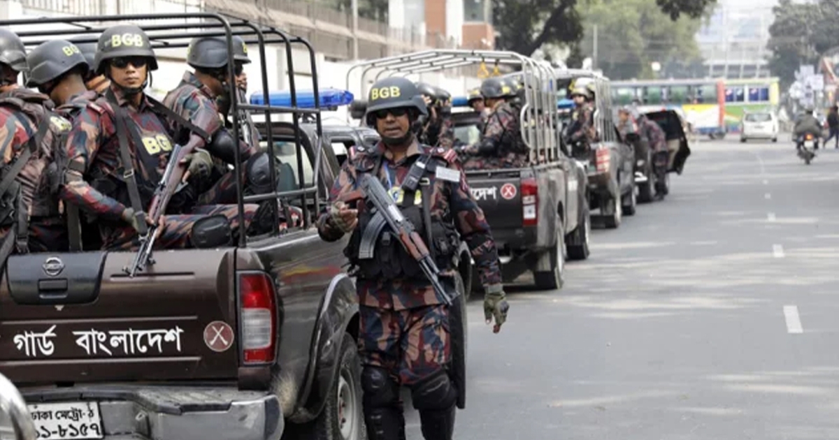 ঢাকা ও আশপাশের জেলায় আইনশৃঙ্খলা রক্ষায় বিজিবি মোতায়েন